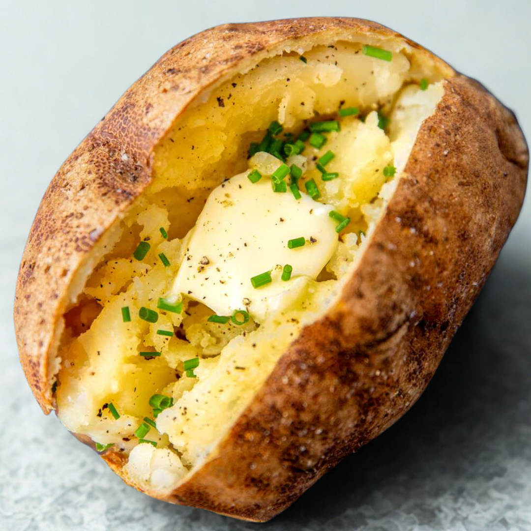 jacket potato with butter