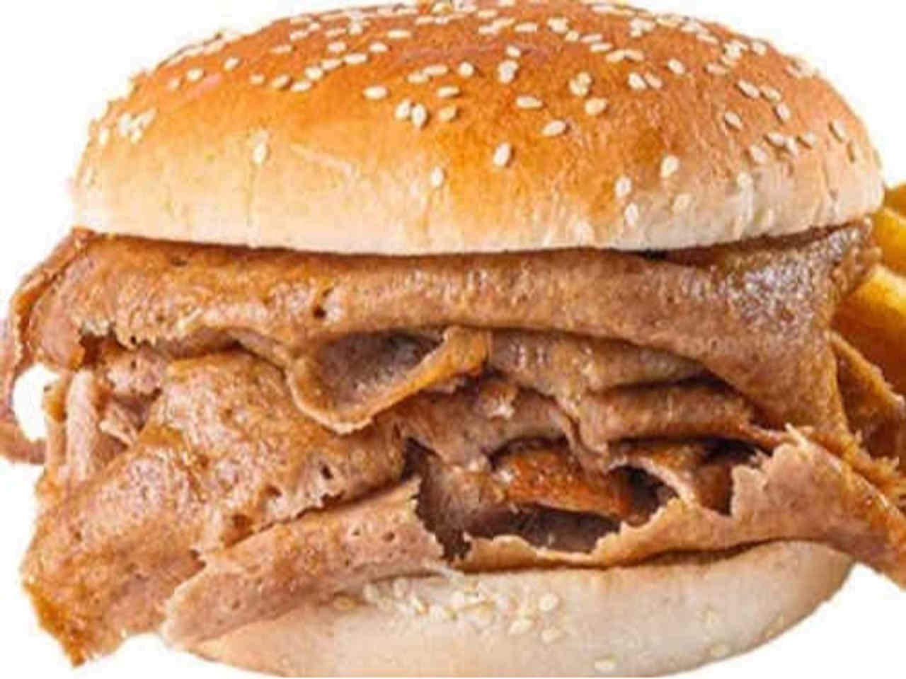 Mega Burger Burger With Chips
