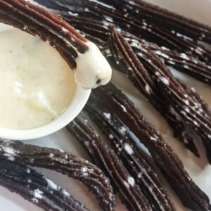 5pcs White Chocolate Churros